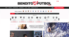 Desktop Screenshot of benditofutbol.com